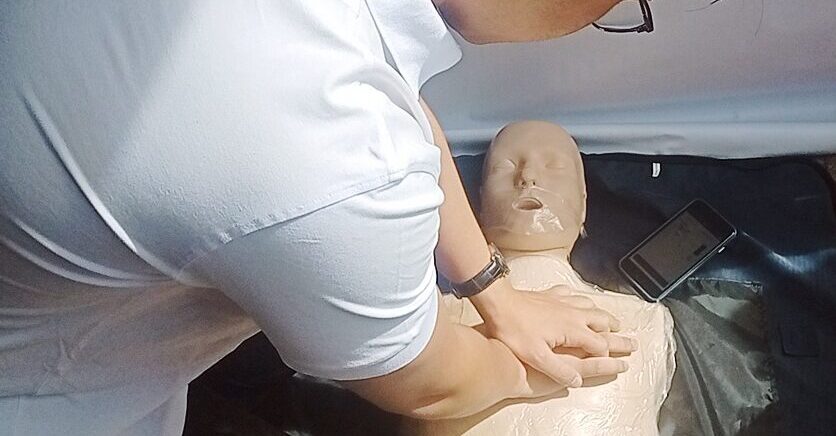 Practical application by Medical Students'.